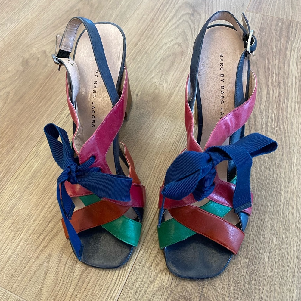 Marc by Marc Jacobs colourful heels, size 7